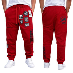 Ecko Unltd Red Logo Joggers Y2K Streetwear Graphic Sweatpants Mens L NWT